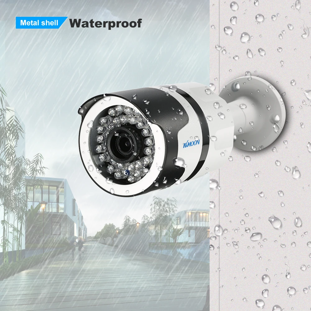 KKmoon 5.0MP AHD пуля Водонепроницаемый CCTV Камера 1/2.7 ''CMOS 35 шт ИК лампы Ночное видение