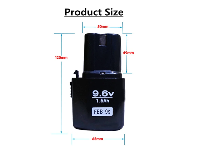 

9.6V / 14.4V / 18V/12v/ 7.2V 1.5AH NI-CD Rechargeable and FREE one Drill