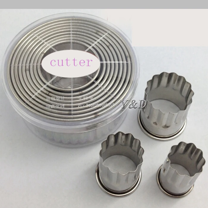 Набор круговых резаков для вареников из нержавеющей стали 12 шт. | Дом и сад