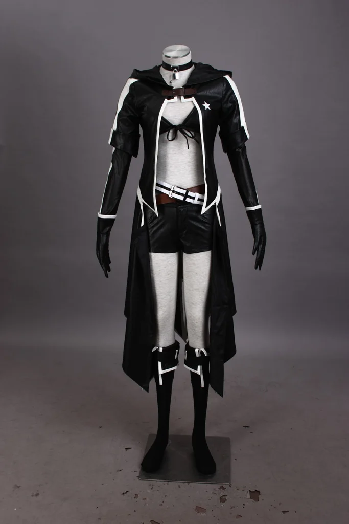 Новое поступление VOCALOID Мику Black Rock Shooter Косплэй костюм на заказ пикантные красивые