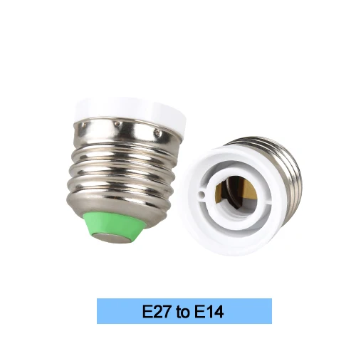 E27 to E14 E27 E14 B22 светодиодный светильник конвертер держатель для E12 E17 GU10 G9 светодиодный светильник гнезда цоколя E27 до 2 E27 сплиттер все категории выбор - Цвет: E27 to E14