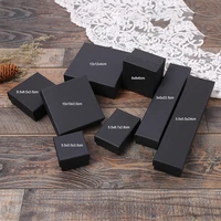 5 pack jewelry organizer storage gift box necklace earrings ring bracelet box paper jewellry packaging container sponge inside