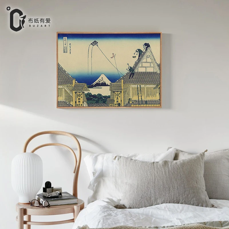 Ukiyo e японский винтажный домашний декор для гостиной фотографии на домашней стене