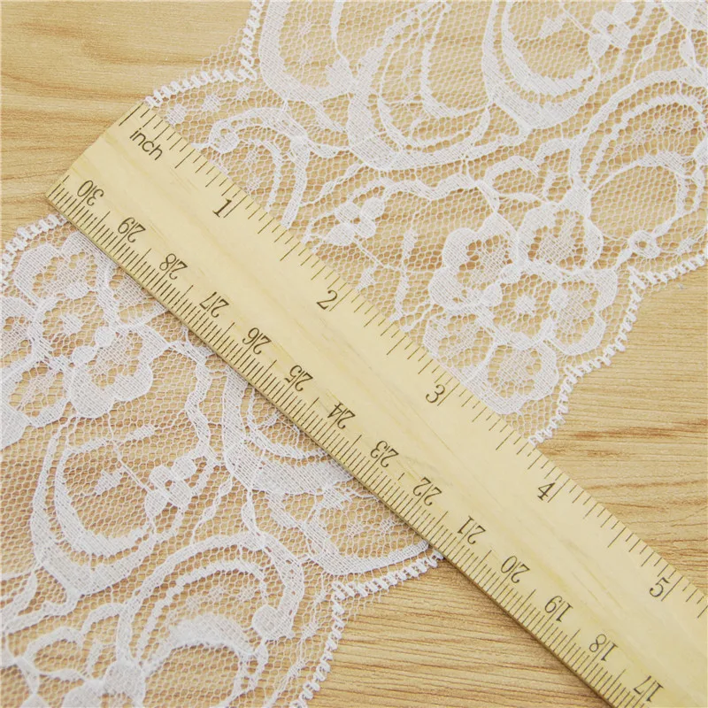 Кружевная отделка из полиэстера 90 мм белые тканевые аксессуары для шитья ткань