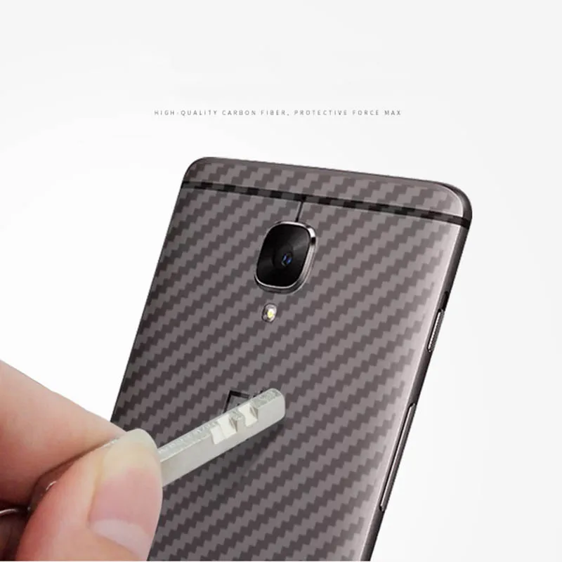 Задняя пленка GXE для Oneplus 3T 3D прозрачная защитная из углеродного волокна 3 2 шт. (не