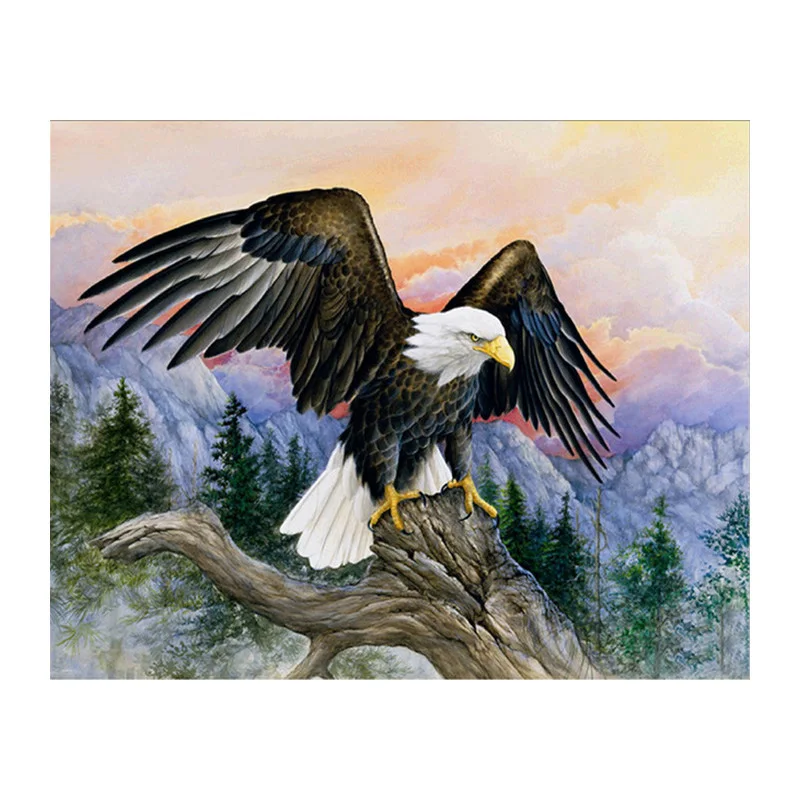 5D-diamond-painting-cross-stitch-kits-3d-diy-Diamond-embroidery-mosaic-pattern-owl-Horse-animal-picture WZ | Дом и сад