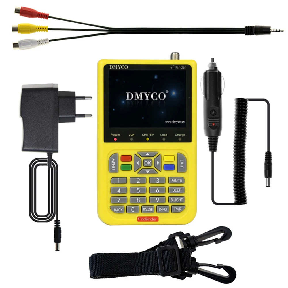 Спутниковый измеритель HD satfinder DVB S2 спутниковый искатель высокой четкости MPEG 4 Full