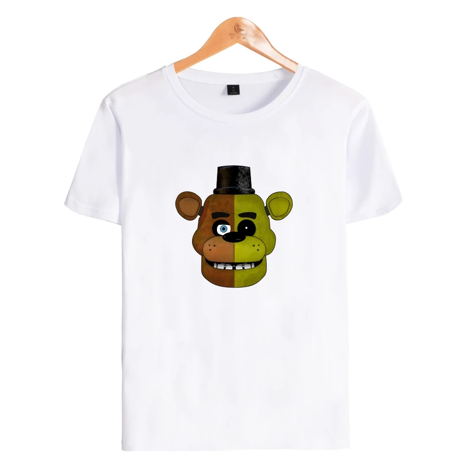 Футболка для мальчиков с 3D принтом пять ночей у FNAF школьная футболка спортивная