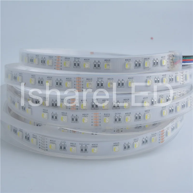 Светодиодная лента 5 м RGBW 4 якоря в 1 24 В постоянного тока 60 светодисветодиодный s/m