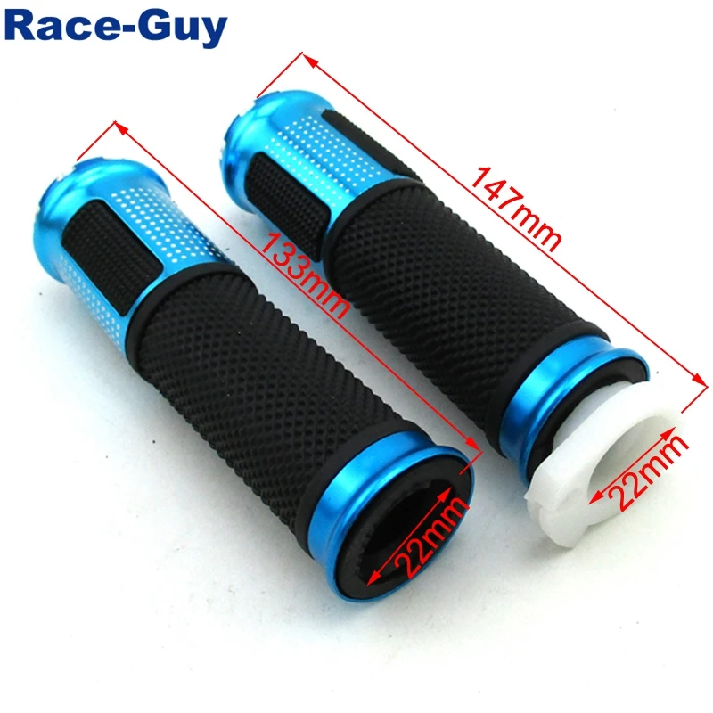 22 мм 7/8 ''руль из алюминиевой резины ручки для квадроцикла Quad 4 Wheeler Pit Dirt Motorcycle