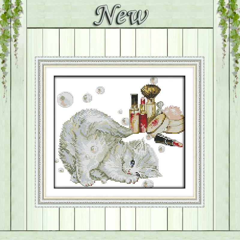 Картина любовь красивые котята рассчитана на холст DMC 11CT 14CT наборы Китайская