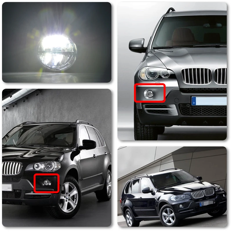 Светодиодный передний противотуманный светильник наборы чипов Cree для BMW E70 X5 Pre LCI