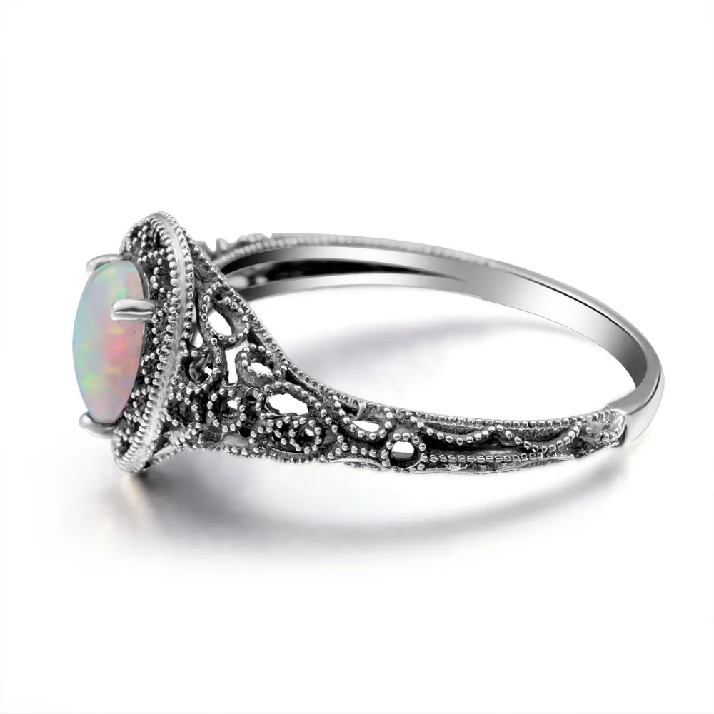 Szjinao ювелирные изделия из стерлингового серебра 925 пробы Капля воды 2.2ct опал