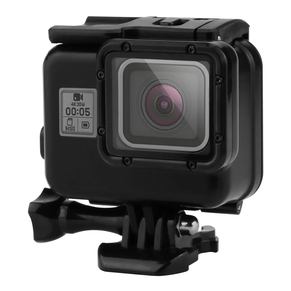 Пластик для Gopro Hero5 6 7 Дайвинг держатель Защитный чехол Водонепроницаемый Обложка