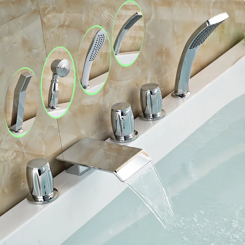 5 шт. душевая лейка Водопад|shower bathtub faucets|faucet chromeshower faucet ratings |