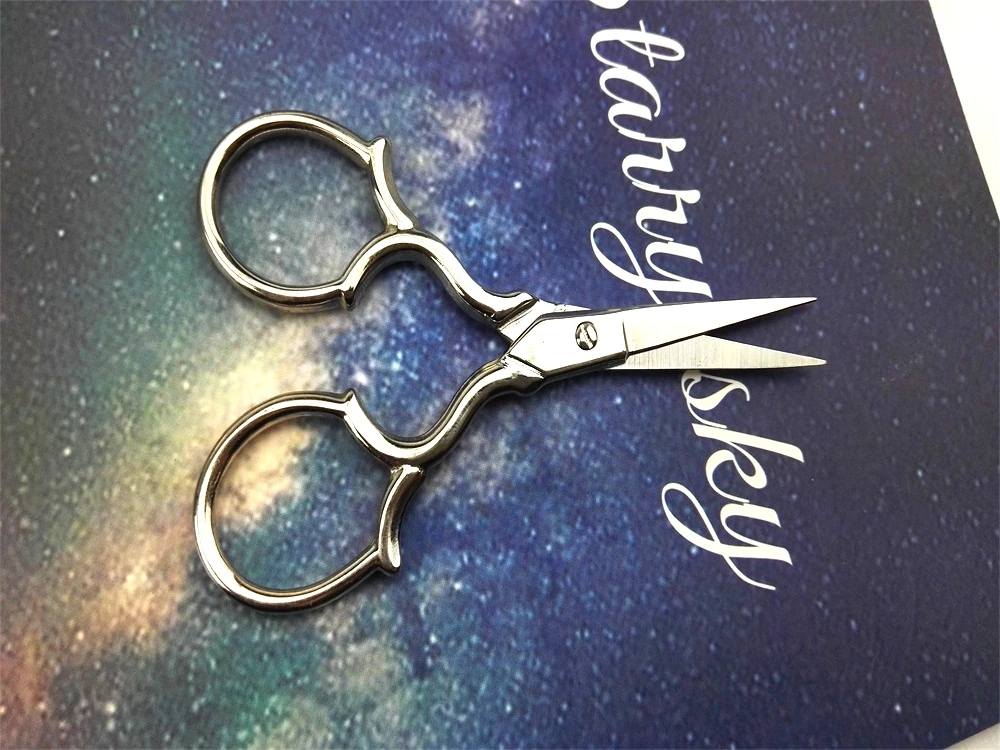 2015 мода творческие посеребренные швейные ножницы старинных судов главная DIY