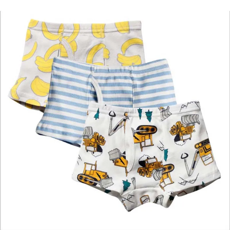 3 Pcs/lot Cartoon Kids Boy Underwear For Baby Children's Underpants Briefs Boys Underware Pants 3-11 Y |