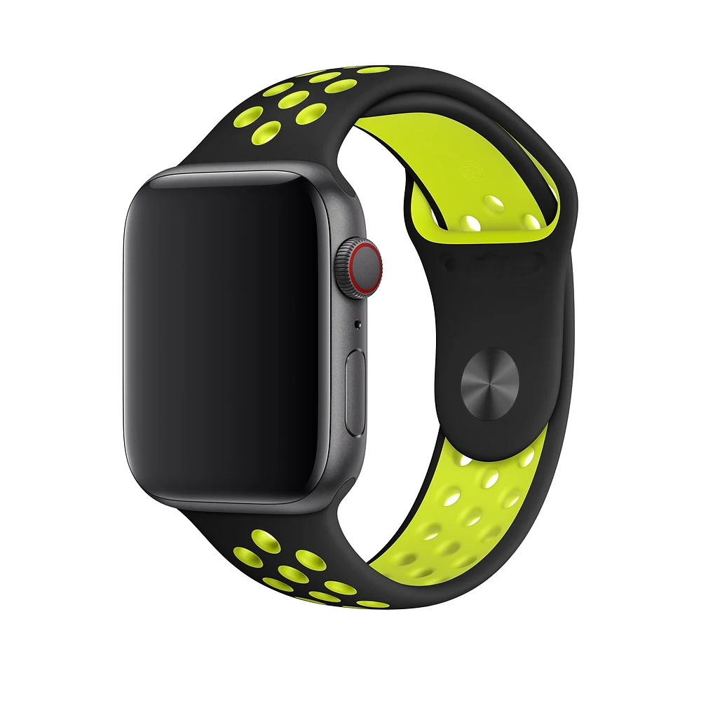 KeBitt запасной спортивный ремешок для Apple Watch 38 мм 40 42 44 силиконовый Браслет