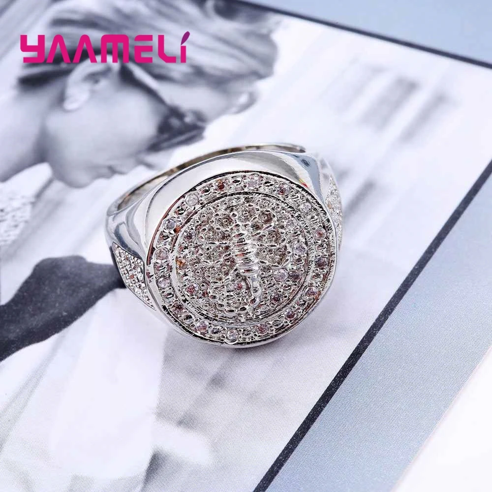 Женское кольцо из серебра 925 пробы с фианитом|ring sterling|ring 925wedding rings |