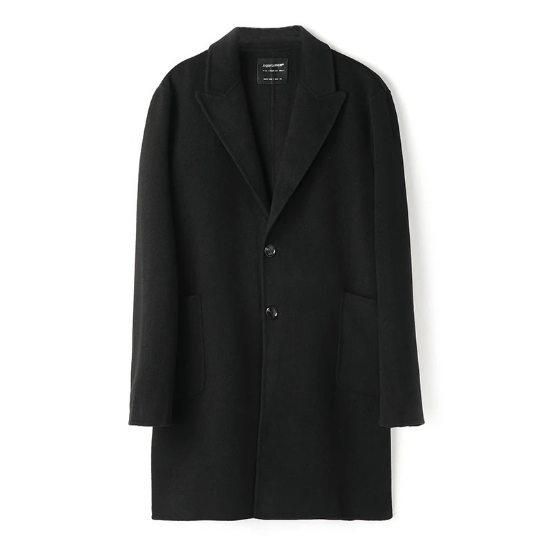 Large Size Trend Men's Clothing to Increase the Coat in Long Wool | Мужская одежда