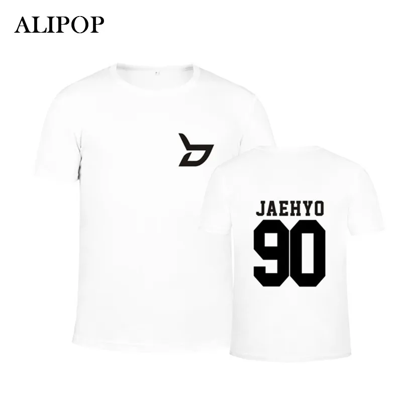 KPOP Fashion Block.B альбом блокировки B ZICO P.O JAEHYO B-BOMB хлопок футболка Топы Одежда футболки