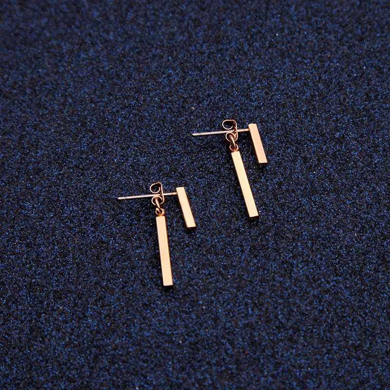 Новые Модные Простые Т Бар серьги для женщин Свадебные подарки 2018 ювелирные