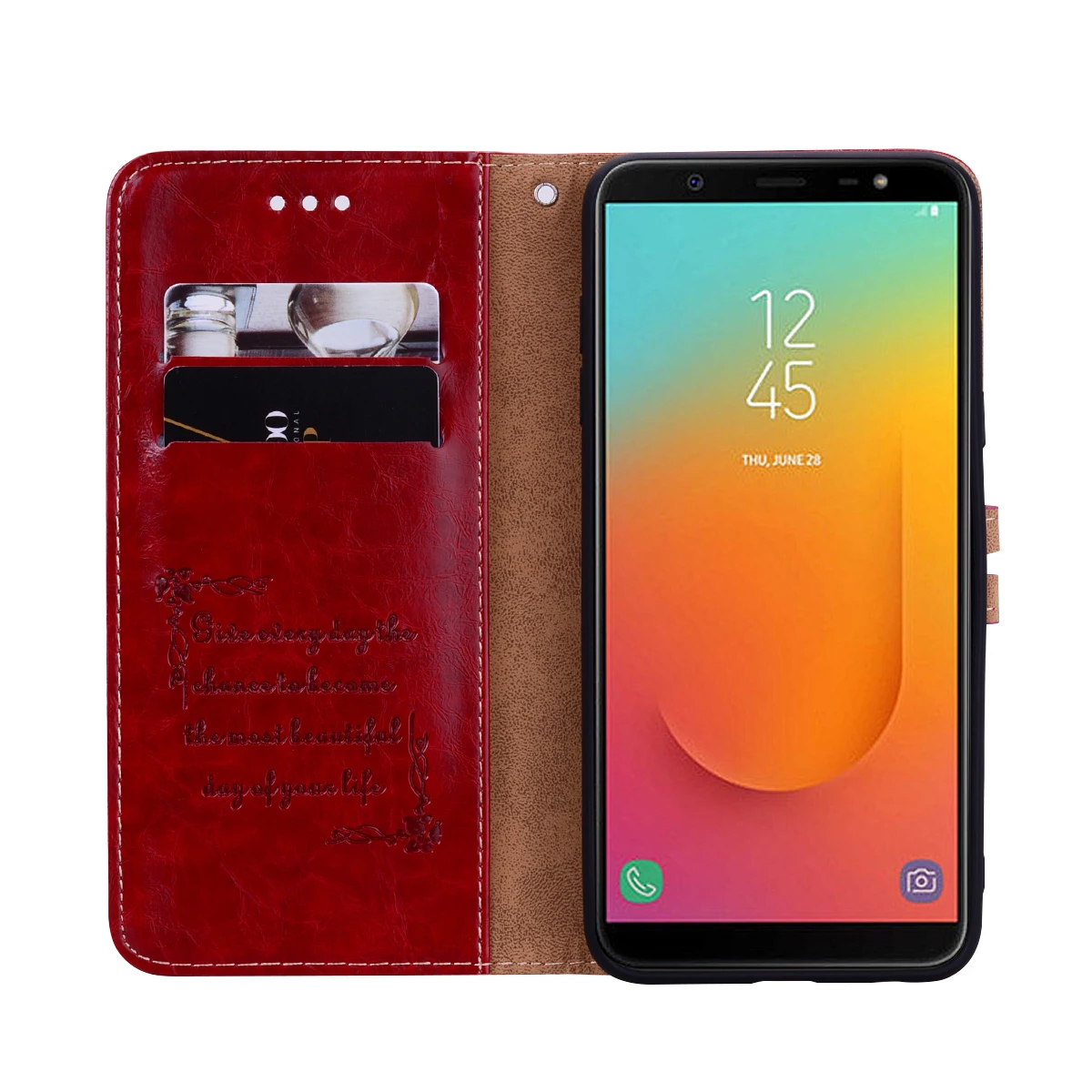 Кожаный чехол с откидывающейся крышкой для Samsung Galaxy S7 край S8 S9 A6 A7 A8 J8 J2 J6 J4 плюс A3 A5 J3 J5 J7 Neo Core Grand Prime