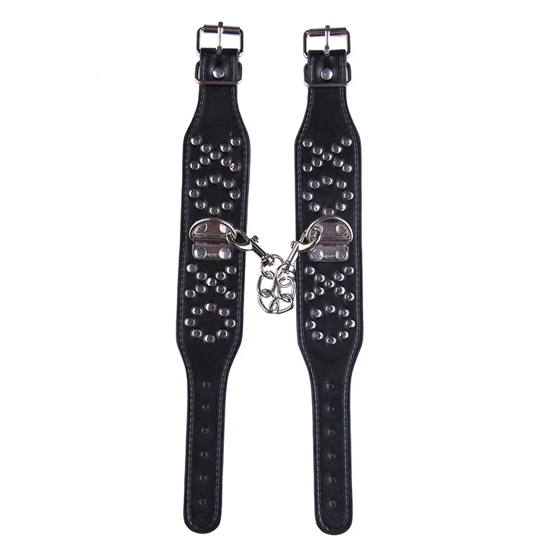 Sex Bondage Adult game handcuffs+ankle Sexy Adjustable Handcuffs PU Leather Restraints Toy Tools toys | Красота и здоровье