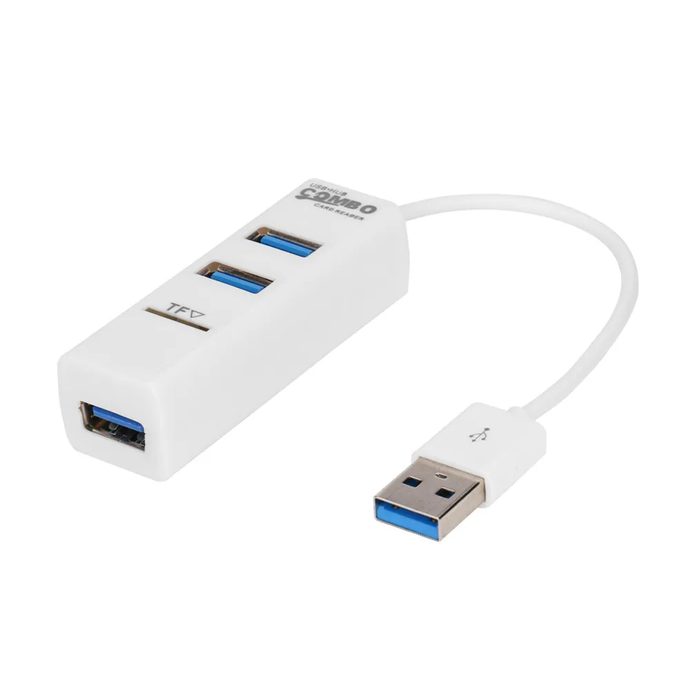 2 в 1 комбинированный 3 порта USB 0 концентратор разветвитель кардридер для SD TF Micro ПК