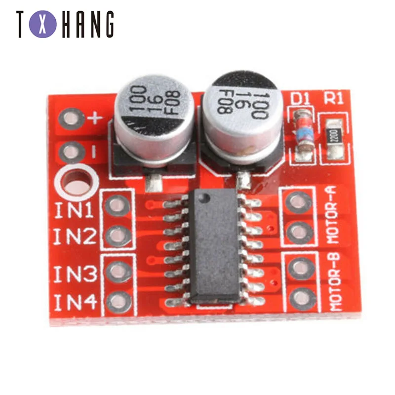 1 pc 2 channel DC Motor Driver Module Reversing PWM Speed Dual H Bridge Stepper Mini victory L298N | Электронные компоненты и