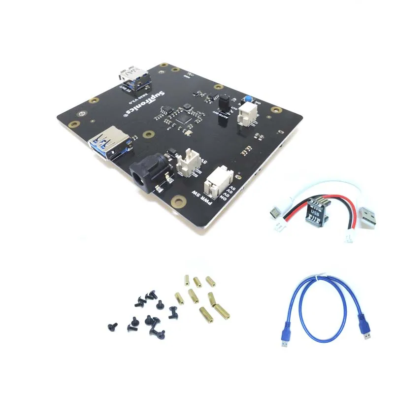 Raspberry Pi 2," жесткого диска SATA HDD/SSD хранения Плата расширения, X820 V3.0 USB 3,0 мобильный жесткий диск модуль с Чехол+ 5V 4A питания для RPI