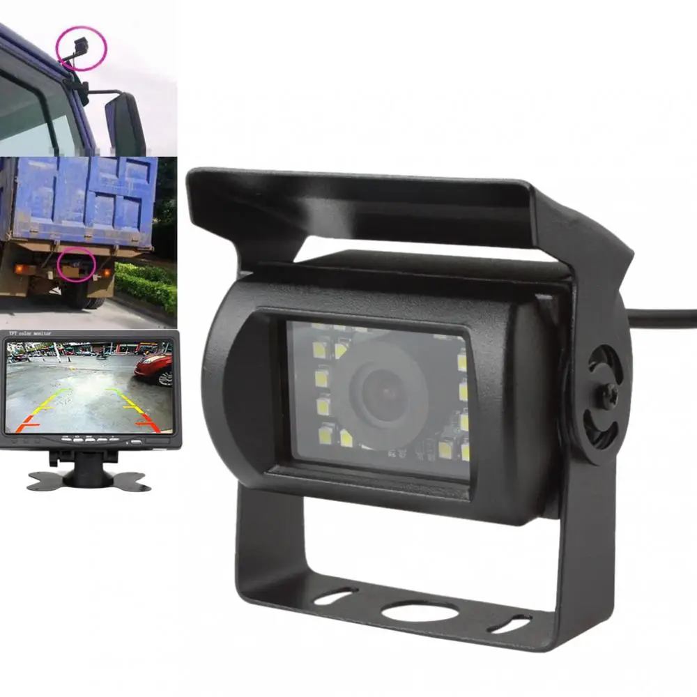 

Car Parking Reverse Camera Anti-Shock LED Rear View Night Vision Truck Bus Van Monitor Reversing Backup Camera