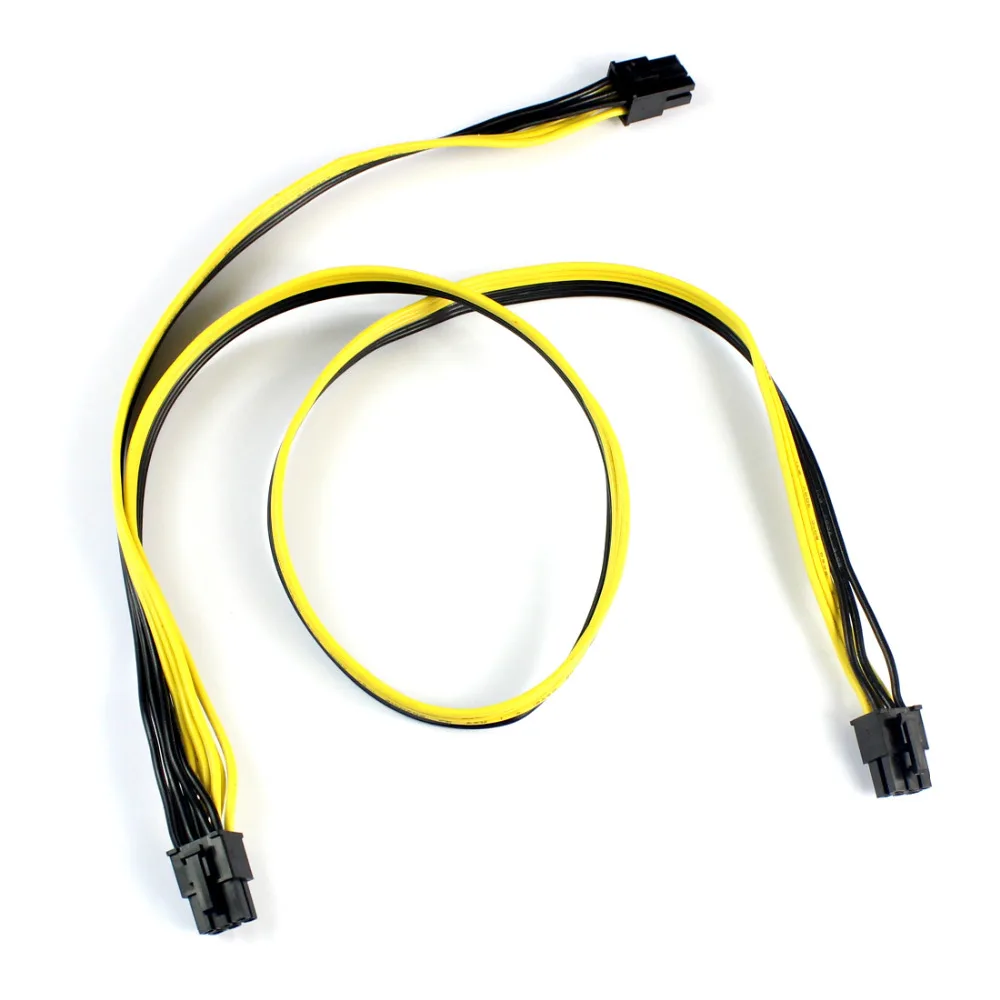 PCI-E PCIe PCI Express 6Pin папа-Двойной 2-портовый папа адаптер GPU видеокарта кабель питания