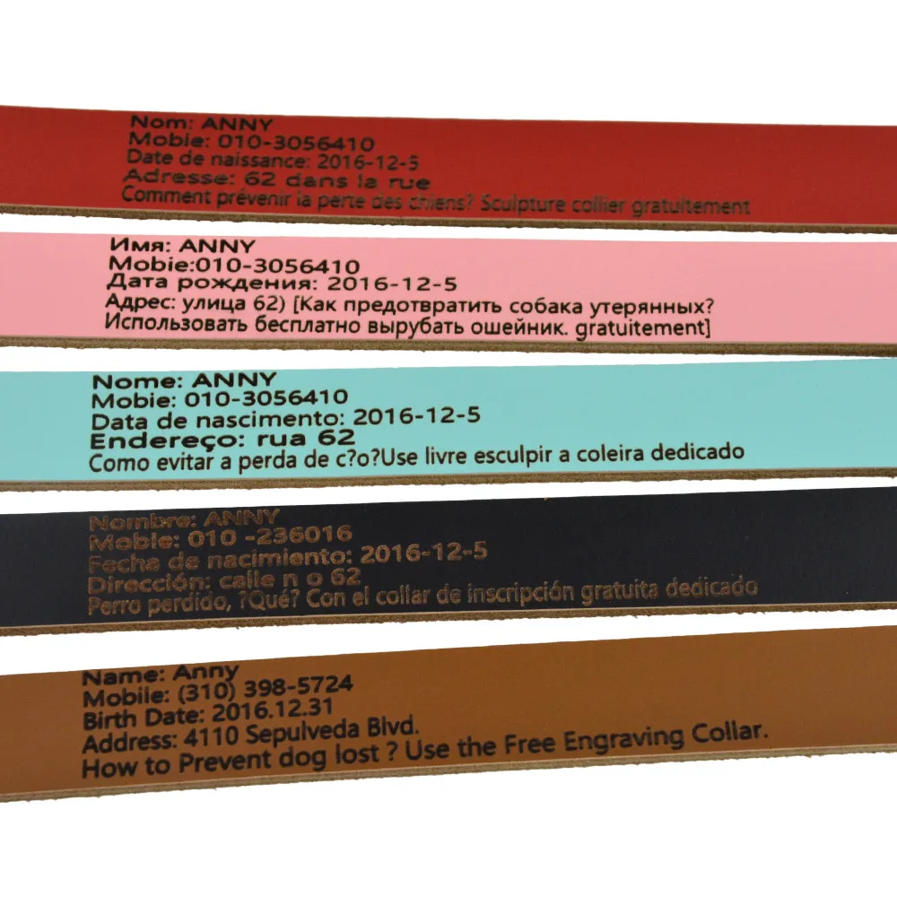 Горячая Распродажа ошейник для собак и кошек индивидуальный воротник гравировка