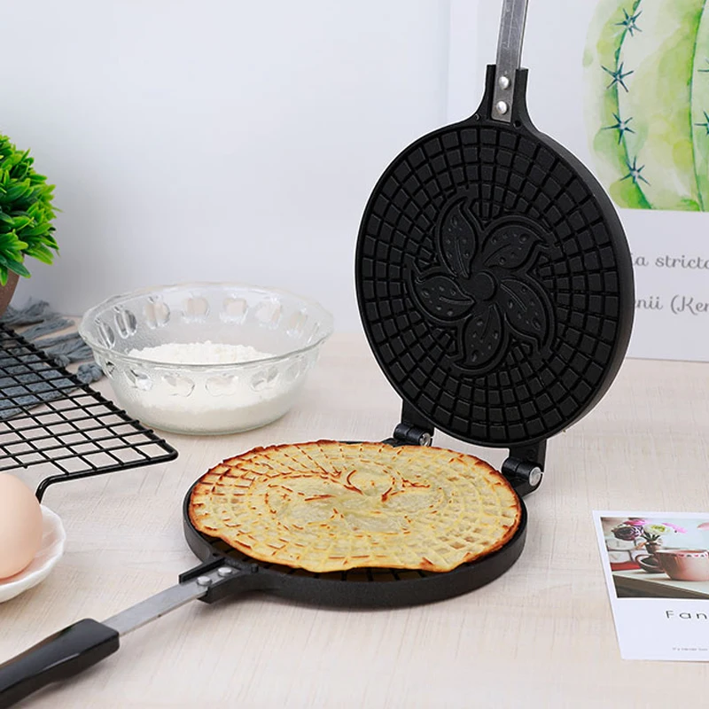 Домашняя DIY сэндвич машина вафельная форма тайяки конусная железная