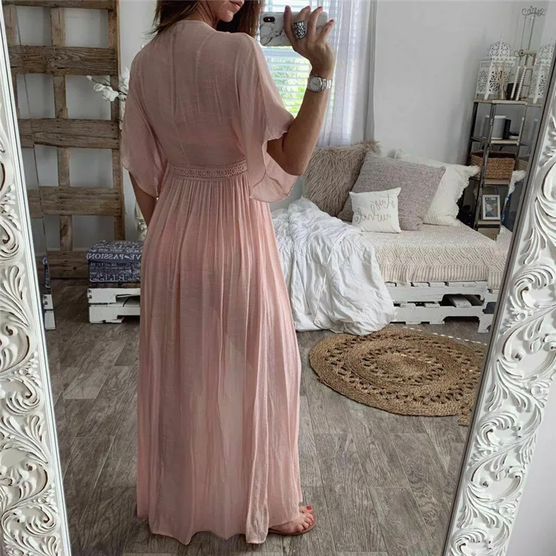 Сексуальный прозрачный женский летний купальный костюм шифоновое бикини