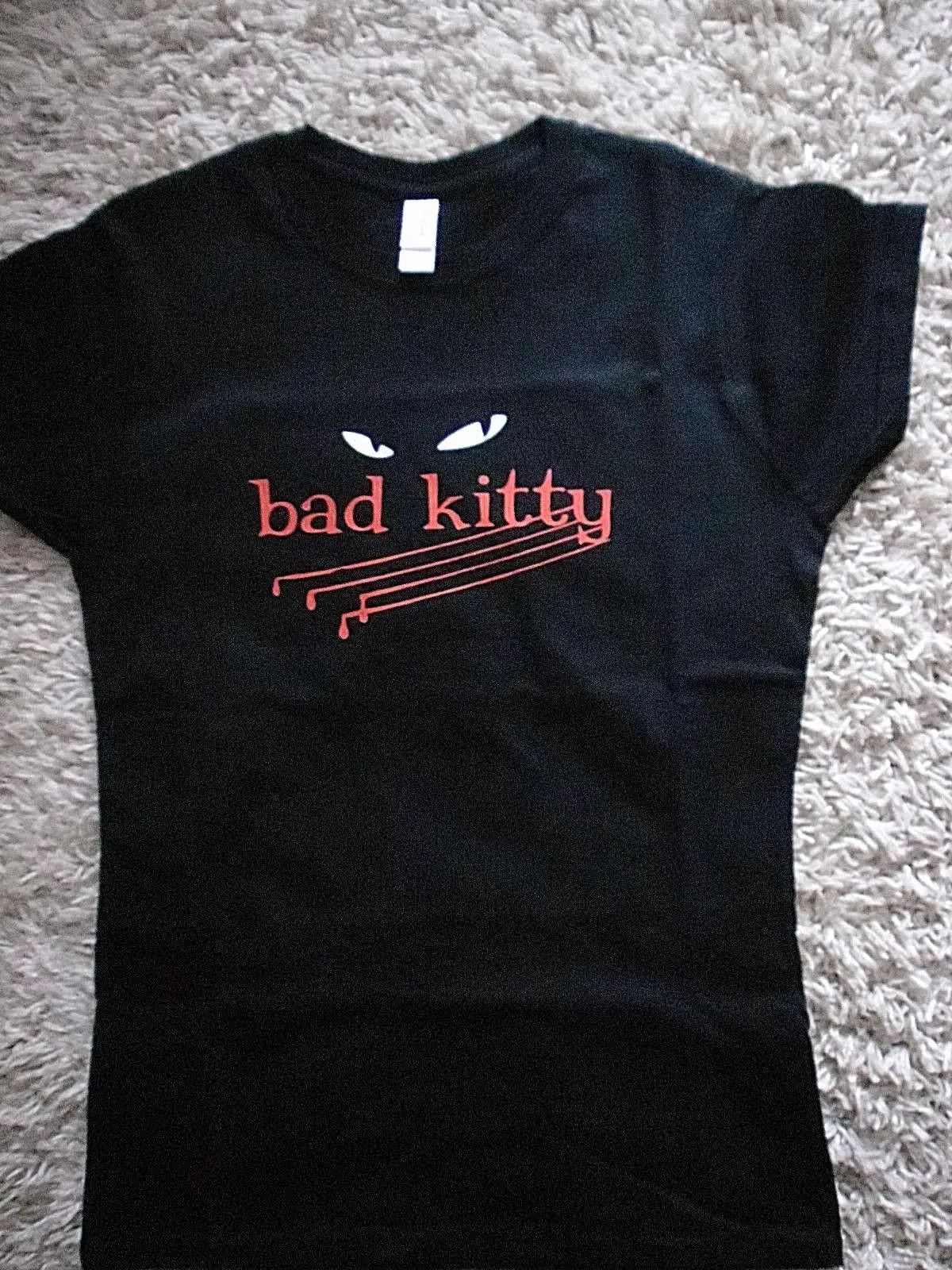 EMILY THE stranna BAD KITTY Двусторонняя Женская приталенная Футболка мужская женская