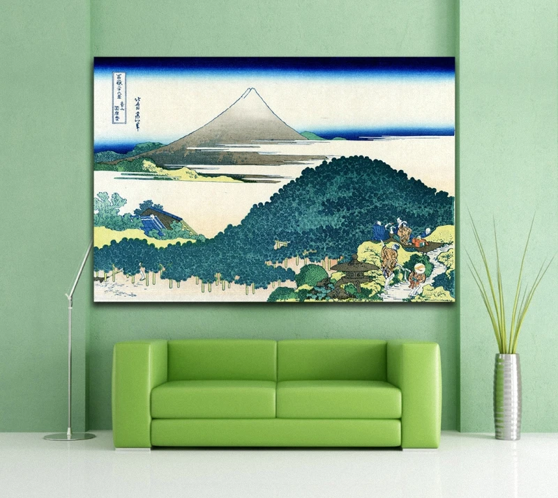 Thirty-six Views of Mount Fuji Famous Japanese Painting Ukiyo-e Master Works HD Prints Canvas for Office Home Decor | Дом и сад