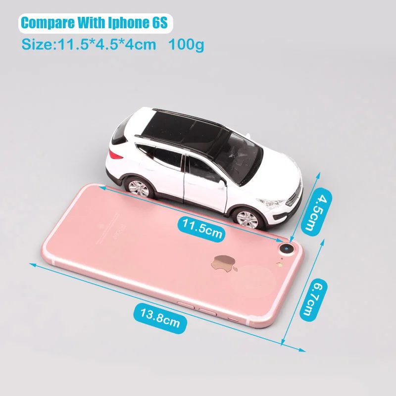 1/36 мини hyundai Santa fe Maxcruz SUV миниатюрные машинки металлические Литые под давлением оттягивающиеся Welly модели детские игрушки реплики для мальчиков