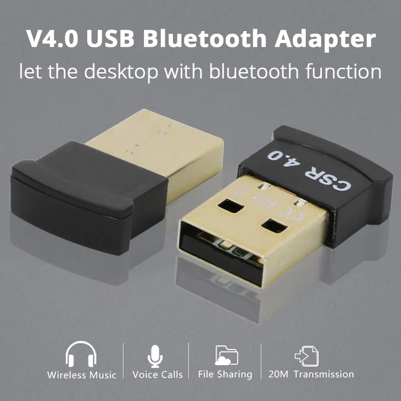 Мини USB Bluetooth адаптер беспроводной 4 0 ключ Музыкальный звук передатчик приемник
