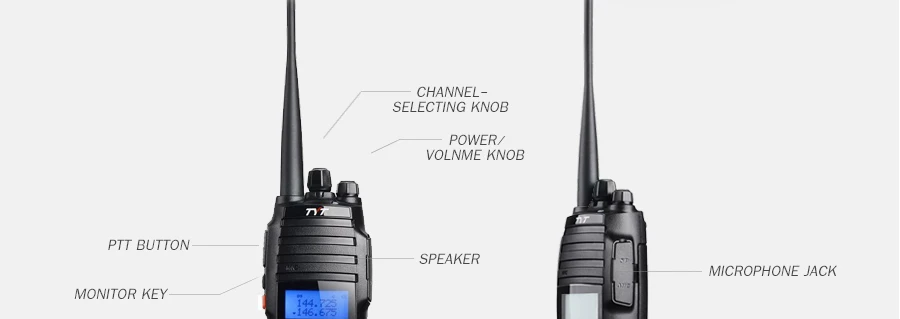 TYT th-uv8000d Walkie talkie VHF-UHF двухдиапазонный 10 Вт трансивер портативный Радиоприемник 10 км th-uv8000d walky talky