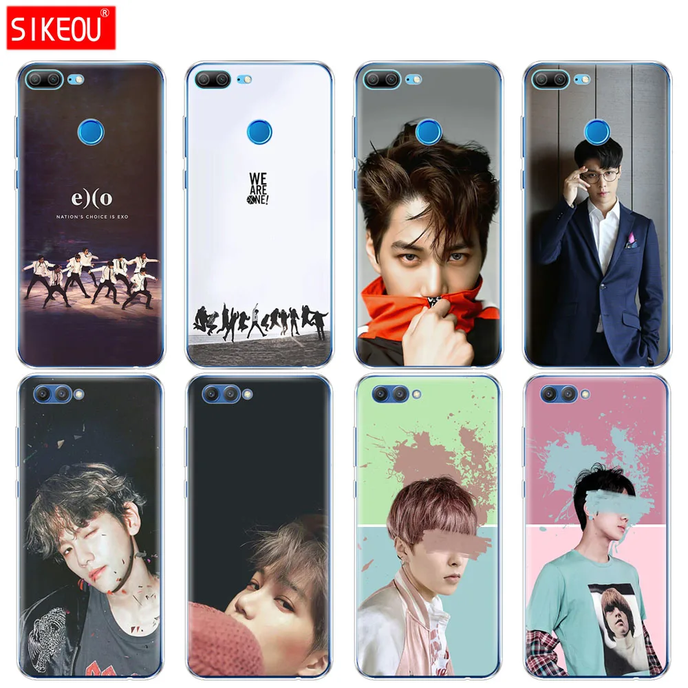 Силиконовый чехол для телефона Huawei Honor 10 V10 3c 4C 5c 5x 4A 6A 6C pro 6X 7X 6 7 8 9 LITE EXO BaekHyun XIUMIN