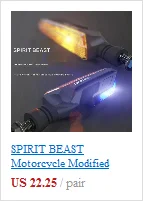 SPIRIT BEAST CB190 мотоциклы выделяют предупреждающие огни 12 В Водонепроницаемые огни Светодиодный фонарь для мотокросса модифицированные аксессуары для укладки