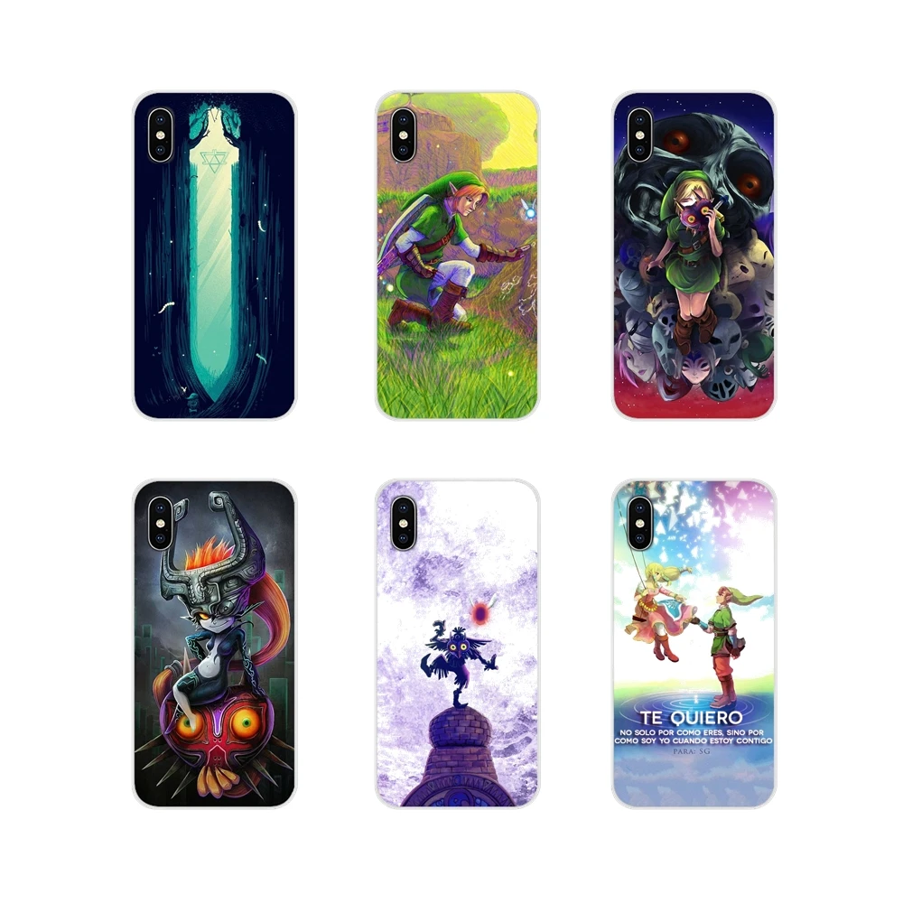 Прозрачный чехол из ТПУ Legend of zeldas Majora's Mask для Samsung Galaxy S4 S5 MINI S6 S7 edge S8 S9 S10 Plus Note 3 4 5 8