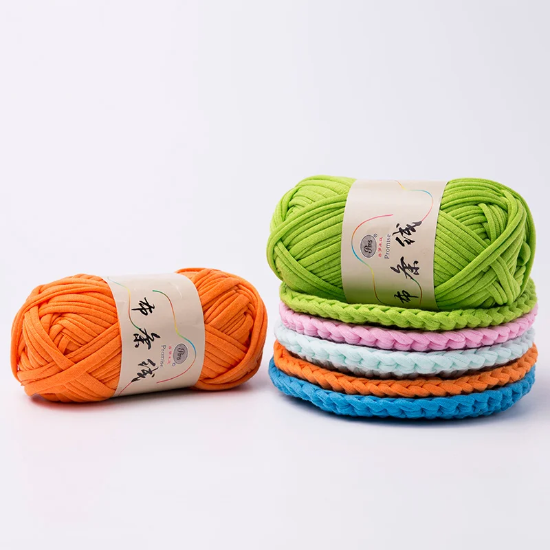 100 г/рулон 30 м ткань шерстяная толстая пряжа для вязания питомника коврик крючком