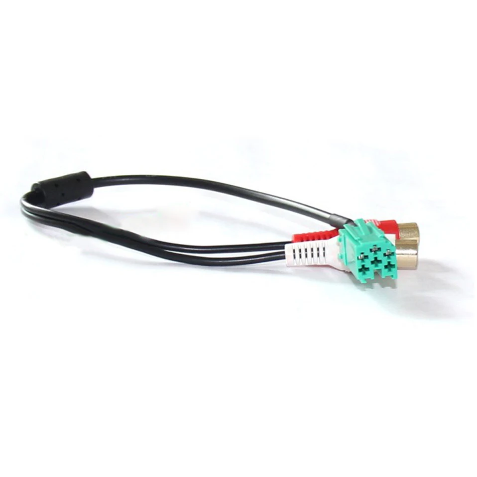 Biurlink AUX адаптер RCA кабель для Renault Carminat список обновлений мини ISO 6Pin