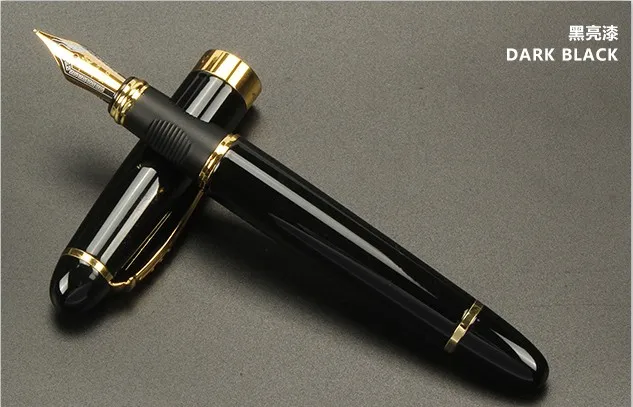 Jinhao X450, роскошные брендовые ручки, канцелярские принадлежности для офиса, школы, авторучка, Китайская Красная Лаковая черная линейная ручка с чернилами, подарочная ручка - Цвет: T