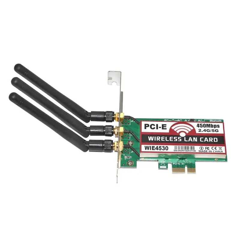 802,11 b/g/n/ac 450 Мбит/с беспроводной 2,4G/5G WiFi PCI-Express совместимый PCI-E X1/X4/X8/X16 адаптер настольная карта для процессора Intel