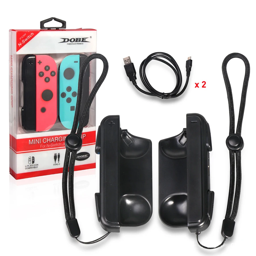 Мини ручка Nintendo Switch с зарядным устройством N Joy Con контроллер USB зарядное