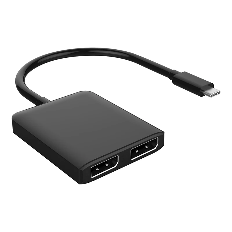 DZLST USB C к DP адаптер для дисплея type 3 1 мужчина двойной Женский конвертер 4K 30 Гц видео